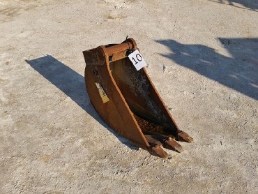 10-Bucket for Backhoe loader mini excavator-290 mm