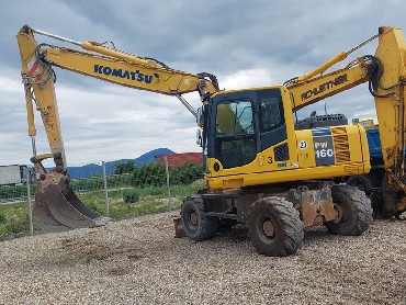 bagger komatsu pw160