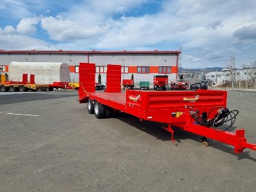 Prikolica Hummel 16 ton za gradbene stroje-novo